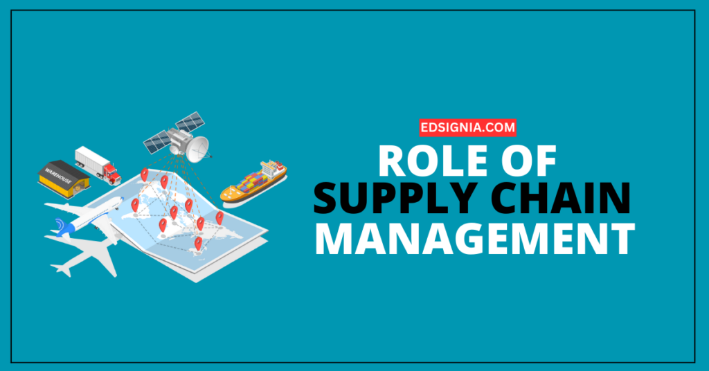 Role of Supply Chain Management