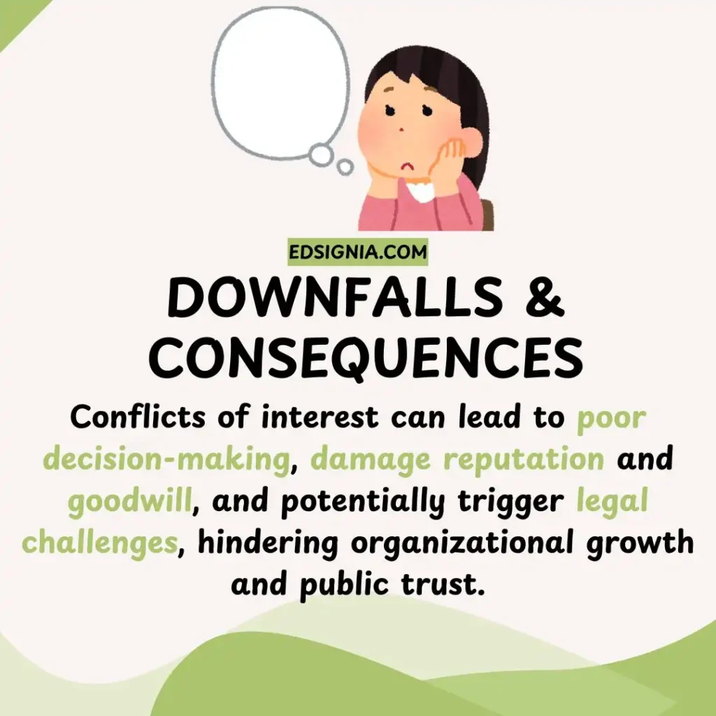 Downfalls of Conflict of Interest