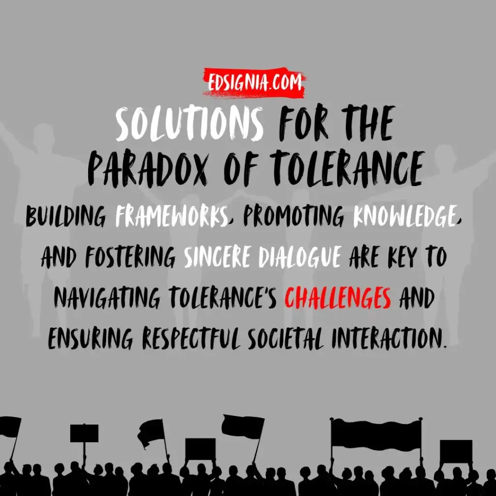 Paradox of Tolerance (Solutions)