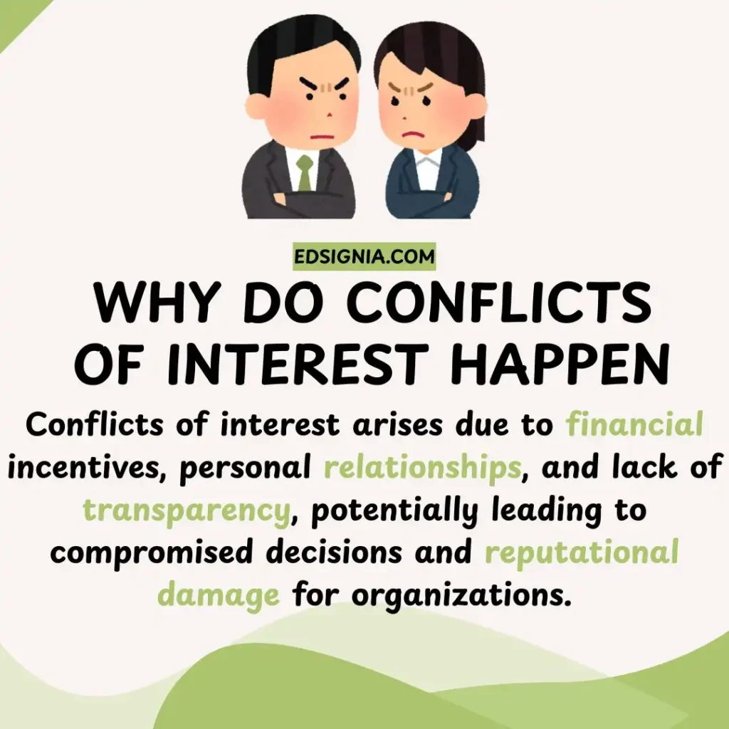Why Conflict of Interest Happens
